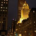 Peninsula Hotel, NYC at night